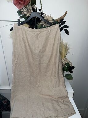 Old Navy Neutral Beige Maxi Skirt